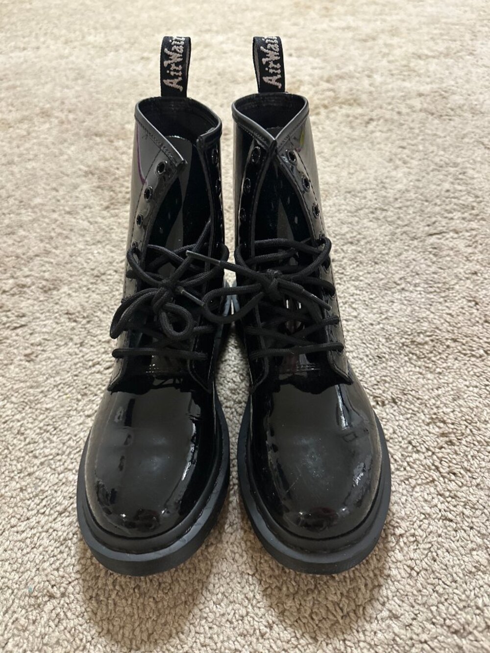 Dr. Martens 1460 patent leather ankle boots